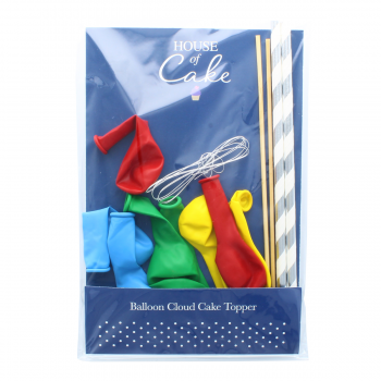 Cake Topper - Balloon Cloud - Rainbow